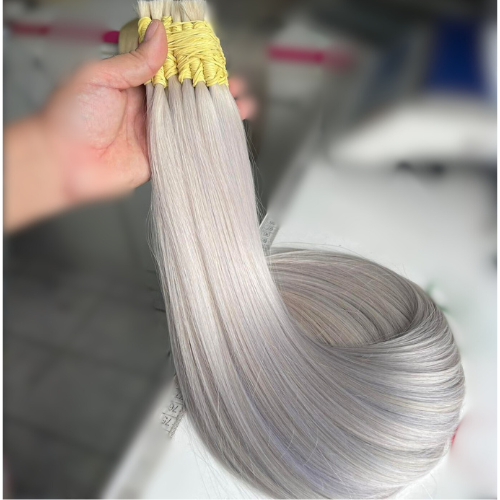 Cabelo Humano Brasileiro Loiro Mesclado Premium – fios naturais e sofisticados para mega hair